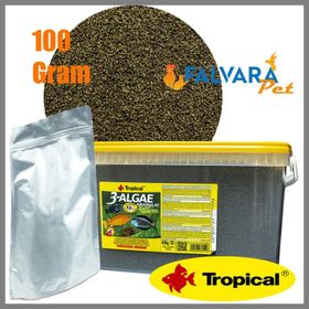 Tropical 3-Algae Granulat Kovadan Bölme Granül 100 gr Balık Yemi