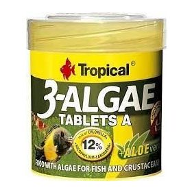 Tropical 3 Algae Tablet A 50 ml 36 gr Balık Yemi