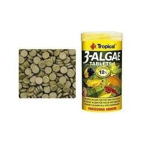 Tropical 3 Algae Tablets A 100 Adet Kovadan Bölme Balık Yemi