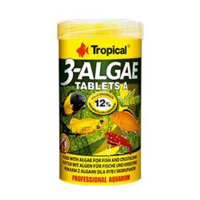 Tropical 3 Algae Tablets A 100 Adet Kovadan Bölme Balık Yemi