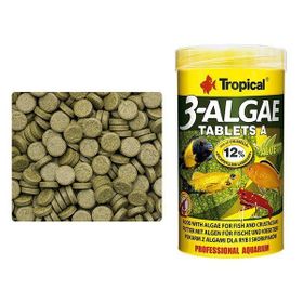 Tropical 3 Algae Tablets A 250 Adet Kovadan Bölme Balık Yemi