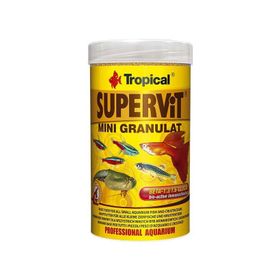 Tropical 65 gr 100 ml Süpervit Mini Granulat Küçük Akvaryum Balıkları için Granül Balık Yemi