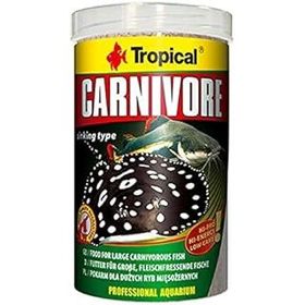 Tropical Carnivore 100 gr Kovadan Bölme Açık Balık Yemi
