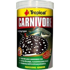 Tropical Carnivore 250 gr Kovadan Bölme Açık Balık Yemi