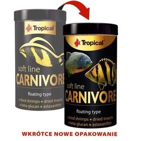 Tropical Carnivore Soft Line 250 ml/80 gr Kutu Balık Yemi