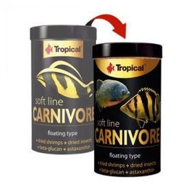 Tropical Carnivore Soft Line 250 ml/80 gr Kutu Balık Yemi