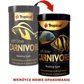 Tropical Carnivore Soft Line 250 ml/80 gr Kutu Balık Yemi