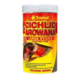 Tropical Cichlid Arowana Large Sticks 250 gr Kovadan Bölme Balık Yemi