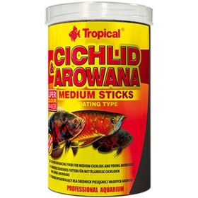 Tropical Cichlid Arowana Medium Sticks 1000 ml 360 gr Balık Yemi