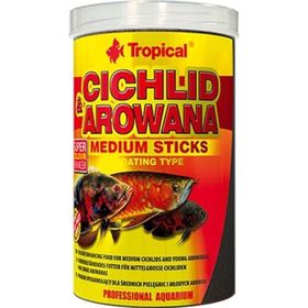 Tropical Cichlid Arowana Medium Sticks 1000 ml 360 gr Balık Yemi