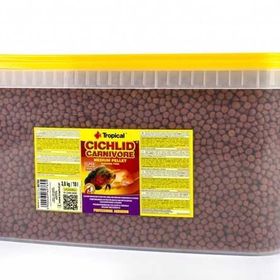 Tropical Cichlid Carnivore Medium Pellet 100 gr Açık Balık Yemi