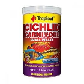 Tropical Cichlid Carnivore Small 250 ml/90 gr Kutu Balık Yemi