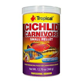 Tropical Cichlid Carnivore Small Pellet 1000 ml 360 gr Balık Yemi