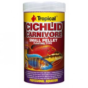 Tropical Cichlid Carnivore Small Pellet 1000 ml 360 gr Balık Yemi