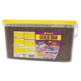 Tropical Cichlid Gran 100 gr Kovadan Bölme Açık Cichlid Balıkları İçin Balık Yemi