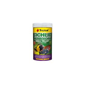 Tropical Cichlid Herbivore Small Pellet 1000 ml 360 gr Cichlid Balıkları İçin Balık Yemi