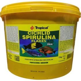 Tropical Cichlid Spirulina Flakes 11 lt 2 kg Balık Yemi