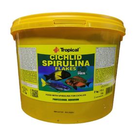 Tropical Cichlid Spirulina Flakes 11 lt 2 kg Balık Yemi