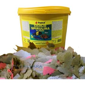 Tropical Cichlid Spirulina Flakes 250 gr Balık Yemi