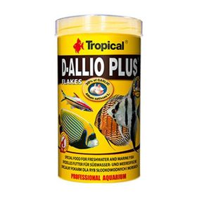 Tropical D-Allio Plus Flakes 250 gr Kovadan Bölme Açık Balık Yemi