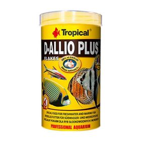 Tropical D-Allio Plus Flakes 250 gr Kovadan Bölme Açık Balık Yemi