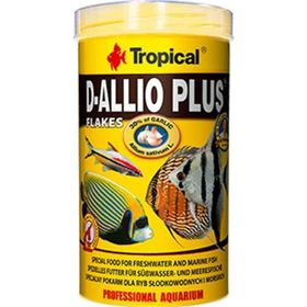 Tropical D-Allio Plus Flakes 250 gr Kovadan Bölme Açık Balık Yemi