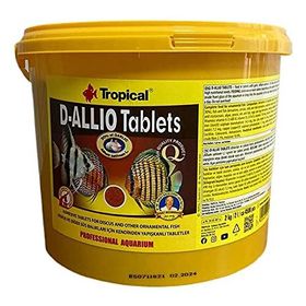 Tropical D-Allio Plus Tablet 100 Adet Kovadan Bölme Açık Balık Yemi