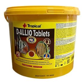 Tropical D-Allio Plus Tablet 250 Adet Kovadan Bölme Açık Balık Yemi