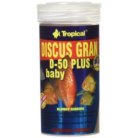 Tropical Discus Gran D-50 Plus Baby 250 ml/130 gr Kutu Balık Yemi