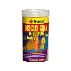Tropical Discus Gran D-50 Plus Baby 250 ml/130 gr Kutu Balık Yemi