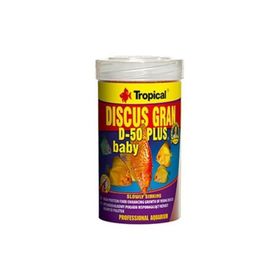 Tropical Discus Gran D-50 Plus Baby 250 ml/130 gr Kutu Balık Yemi