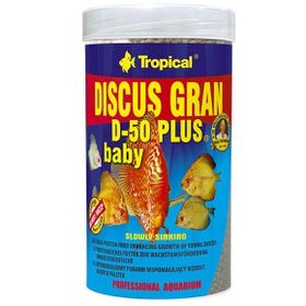 Tropical Discus Gran D-50 Plus Baby Yavru Discus Balıkları için Renklendirici Granül 100 ml Balık Yemi
