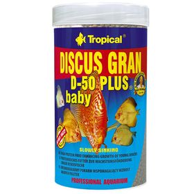 Tropical Discus Gran D-50 Plus Baby Yavru Discus Balıkları için Renklendirici Granül 100 ml Balık Yemi