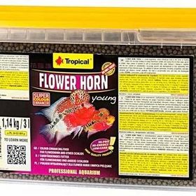 Tropical Flower Horn Young Pellet 50 gr Açık Balık Yemi