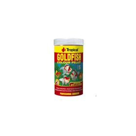 Tropical GoldFish Colour Pellet Size S 250 ml/110 gr Kutu Balık Yemi