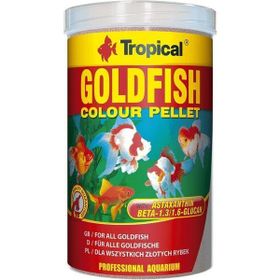 Tropical GoldFish Colour Pellet Size S 250 ml/110 gr Kutu Balık Yemi