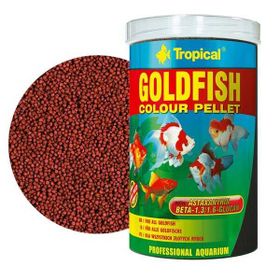 Tropical GoldFish Colour Pellet Size S 250 ml/110 gr Kutu Balık Yemi