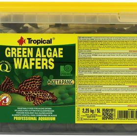 Tropical Green Algae Wafers 5 lt 2,25 kg Vatoz ve Çöpçü Balıkları İçin Balık Yemi