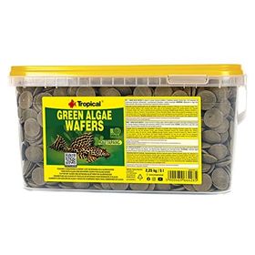 Tropical Green Algae Wafers 5 lt 2,25 kg Vatoz ve Çöpçü Balıkları İçin Balık Yemi
