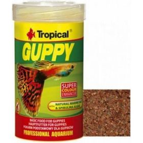 Tropical Guppy 100 ml/20 gr Kutu Balık Yemi