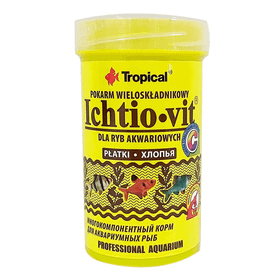 Tropical İchtio-Vit Zengin İçerikli Pul 100 ml 20 gr Balık Yemi