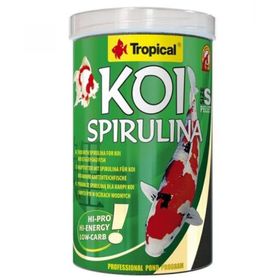 Tropical Koi Spirulina Pellet Size 1000 ml 320 gr Balık Yemi