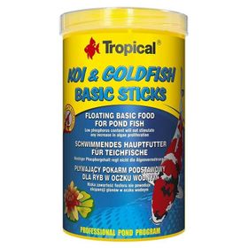 Tropical Koi Ve Goldfish Basic Sticks 1000 ml 90 gr Balık Yemi