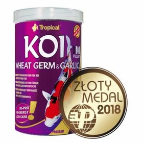 Tropical Koi Wheat Germ ve Garlic Pellet Size M 1000 ml 320 gr Balık Yemi