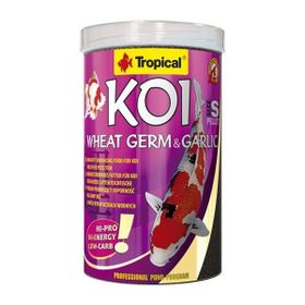 Tropical Koi Wheat Germ ve Garlic Pellet Size S 1000 ml 320 gr Balık Yemi