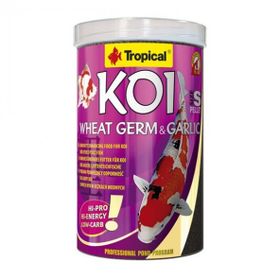Tropical Koi Wheat Germ ve Garlic Pellet Size S 1000 ml 320 gr Balık Yemi