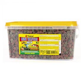 Tropical Mini Wafers Mix 3 lt 1,14 kg Vatoz ve Çöpçü Balıkları İçin Balık Yemi