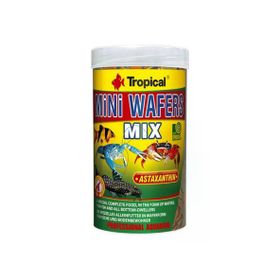 Tropical Mini Wafers Mix 90 gr Vatoz ve Çöpçü Balıkları İçin Balık Yemi