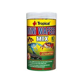 Tropical Mini Wafers Mix 90 gr Vatoz ve Çöpçü Balıkları İçin Balık Yemi