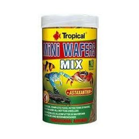 Tropical Mini Wafers Mix 90 gr Vatoz ve Çöpçü Balıkları İçin Balık Yemi